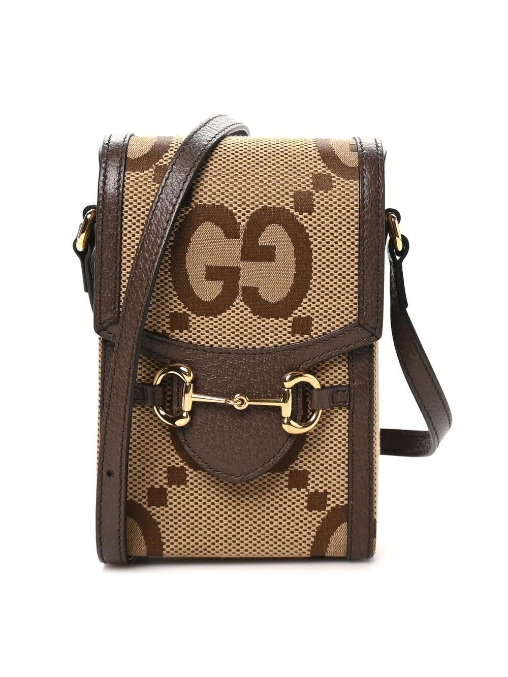 Gucci Jumbo Gg Textured Dollar Calfskin #372549G11B